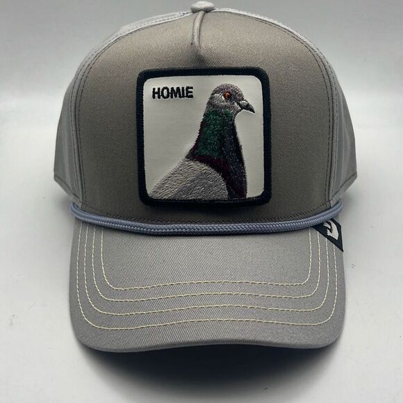 Goorin Bros The Farm SnapBack Baseball Hat HOMIE Pigeon Gray Authentic NWT - Picture 1 of 6
